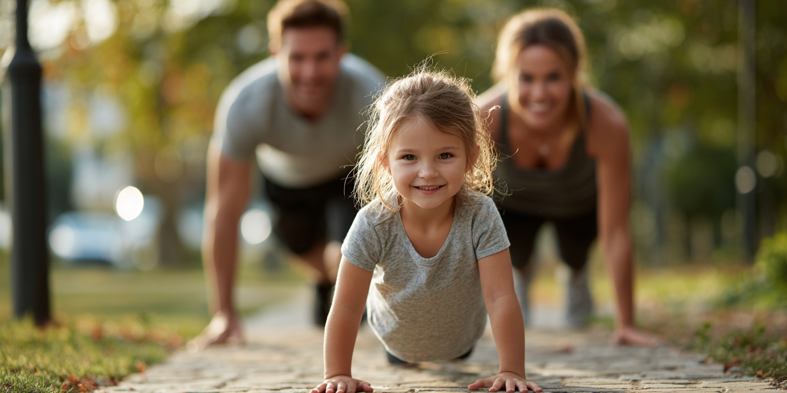 Сімейне тренування у парку